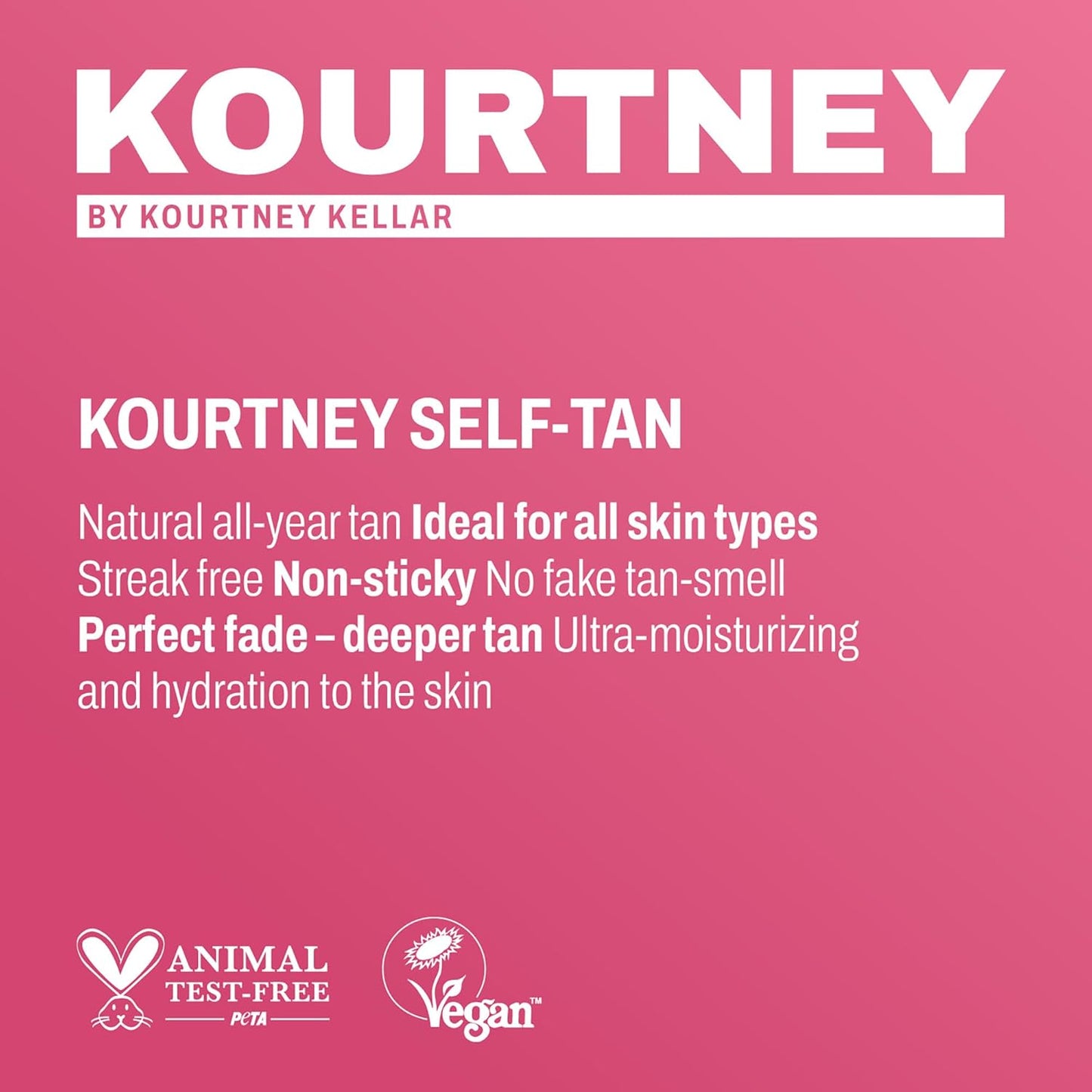 KOURTNEY by Kourtney Keller Self-Tan Body Lotion - Medium - 6.7 oz