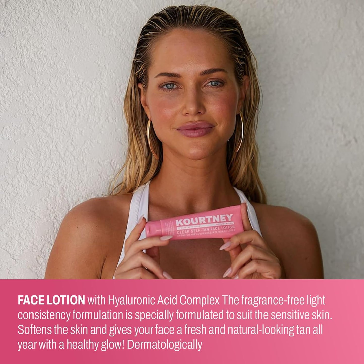 KOURTNEY by Kourtney Keller Self-Tan Face Lotion - Medium - 1.7 oz